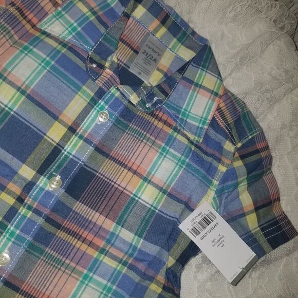 Carter’s Baby Boys  Shirt &  Shorts Outfit Set 2T/2A new with tags - Picture 6 of 7
